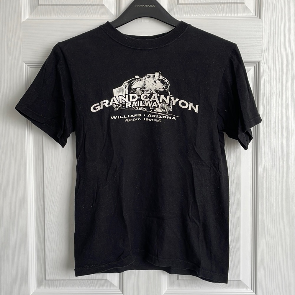 Grand Canyon Railway Train Tourist Short Sleeve T Shirt